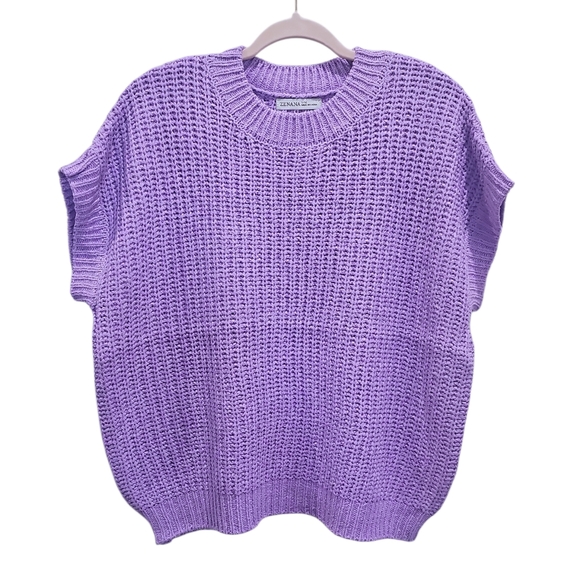 Zenana Outfitters Sweaters - New Zenana Purple Knit Sweater S M L XL